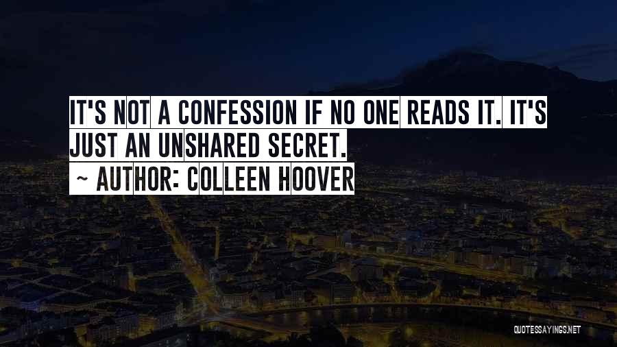 Unshared Quotes By Colleen Hoover