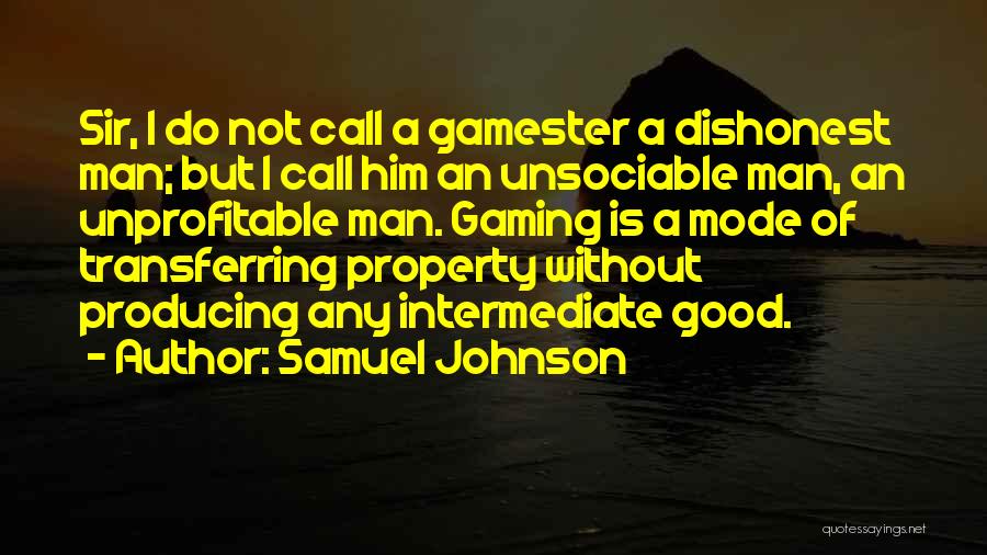 Unsociable Quotes By Samuel Johnson