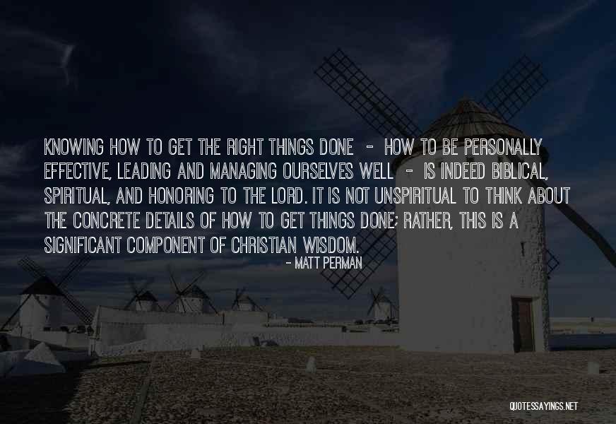 Unspiritual Quotes By Matt Perman Unspiritual Quotes By Matt Perman