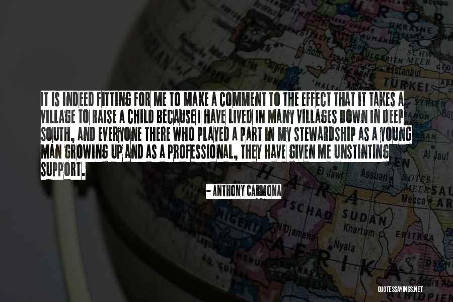 Unstinting Support Quotes By Anthony Carmona Unstinting Support Quotes By Anthony Carmona