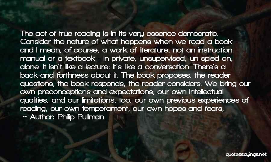 Unsupervised Quotes By Philip Pullman