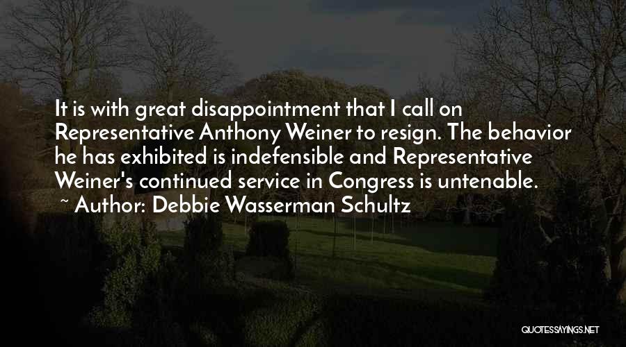 Untenable Quotes By Debbie Wasserman Schultz