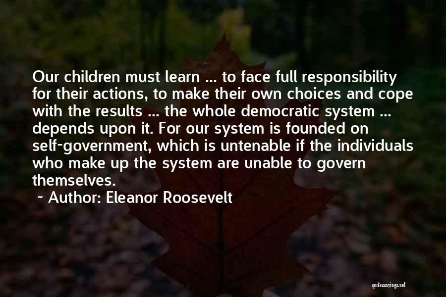 Untenable Quotes By Eleanor Roosevelt