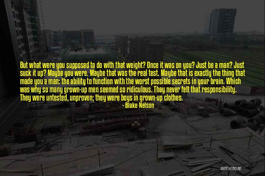 Untested Quotes By Blake Nelson Untested Quotes By Blake Nelson