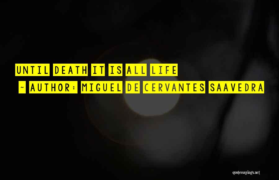 Until Death Quotes By Miguel De Cervantes Saavedra