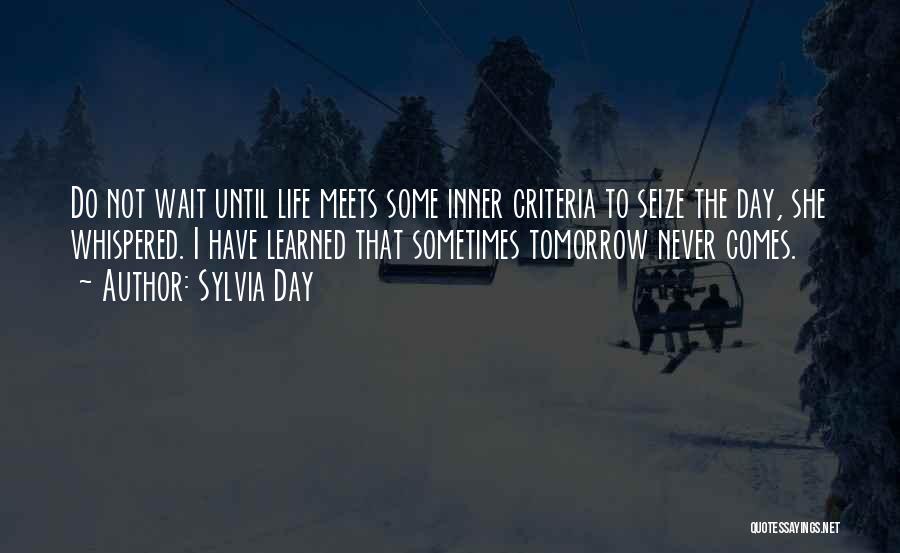 Until Tomorrow Quotes By Sylvia Day