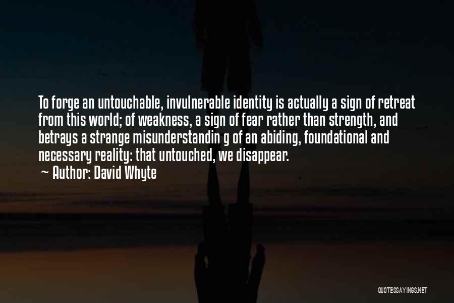 Untouchable Quotes By David Whyte