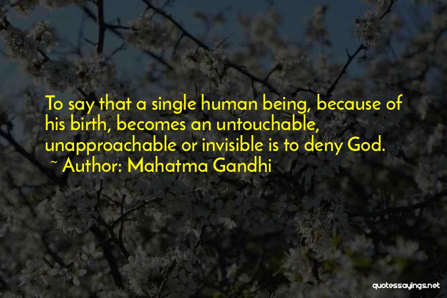 Untouchable Quotes By Mahatma Gandhi