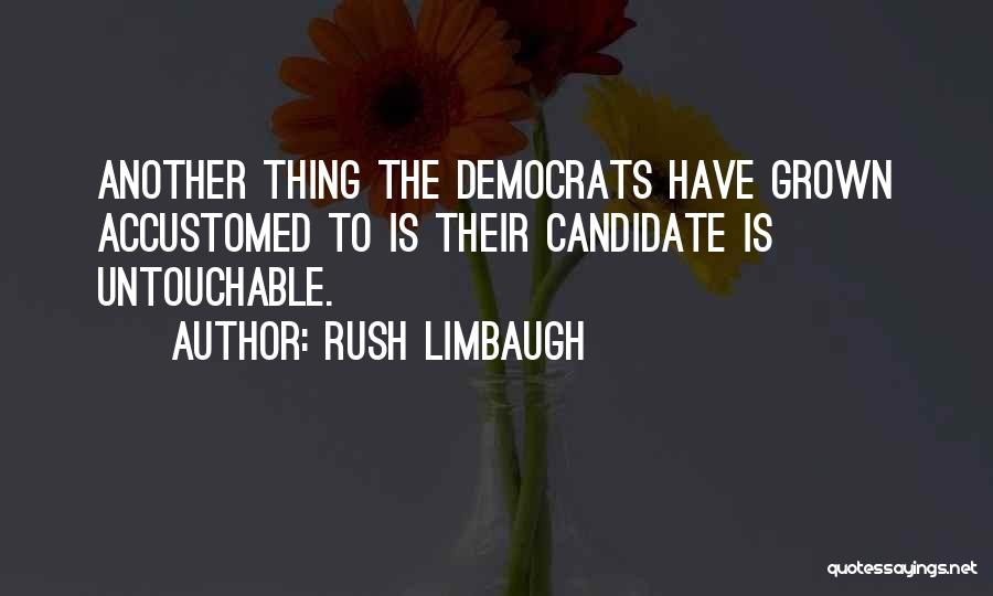 Untouchable Quotes By Rush Limbaugh