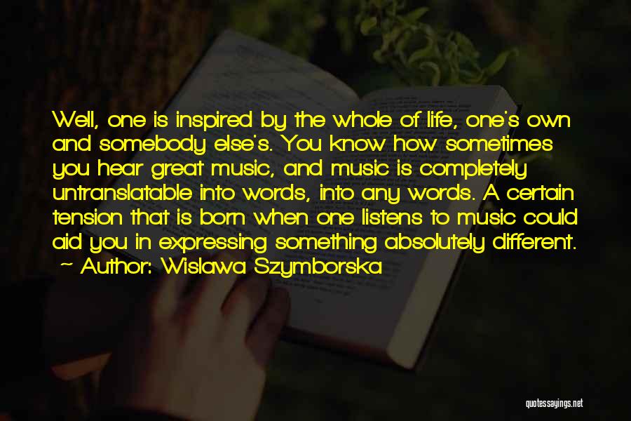 Untranslatable Quotes By Wislawa Szymborska