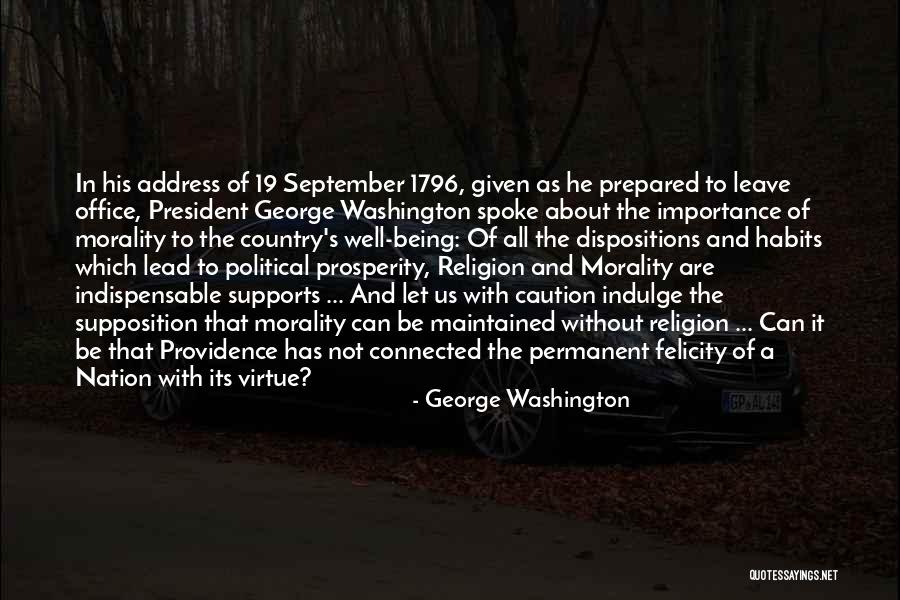 Untrimmed Horse Quotes By George Washington