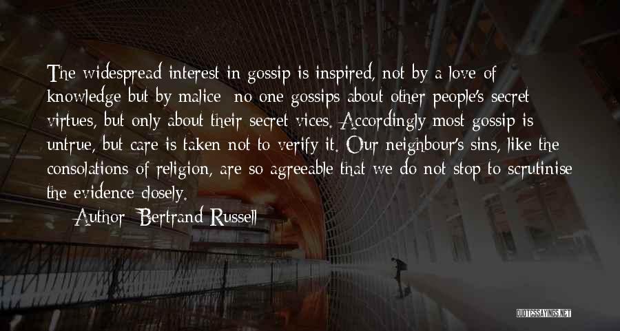 Untrue Love Quotes By Bertrand Russell