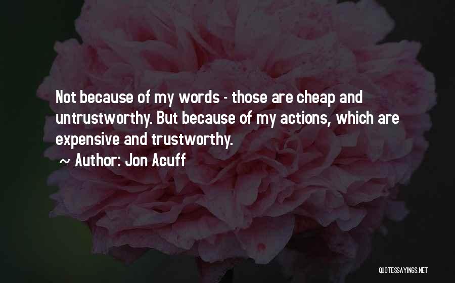 Untrustworthy Quotes By Jon Acuff