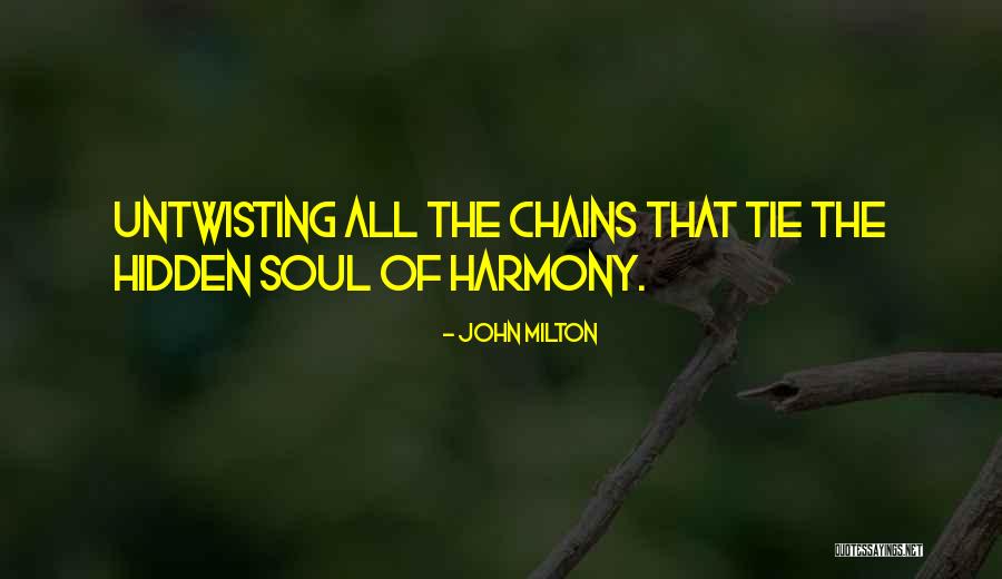 Untwisting Tie Quotes By John Milton Untwisting Tie Quotes By John Milton