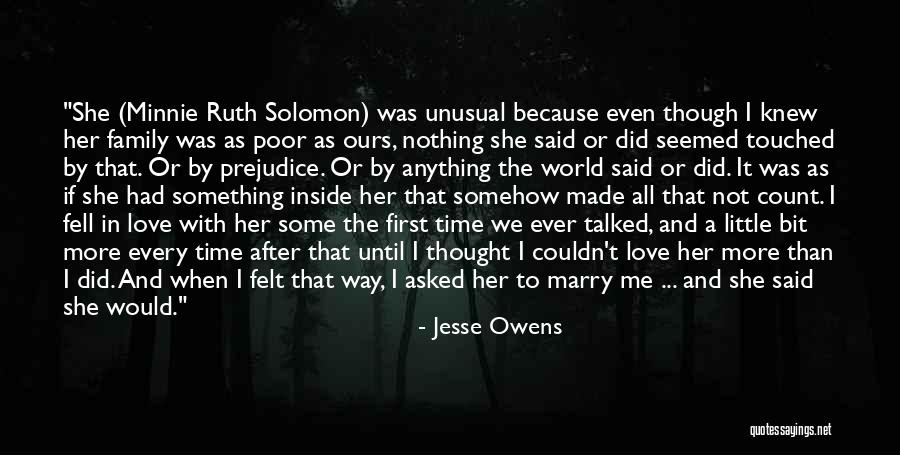Unusual Love Quotes By Jesse Owens Unusual Love Quotes By Jesse Owens