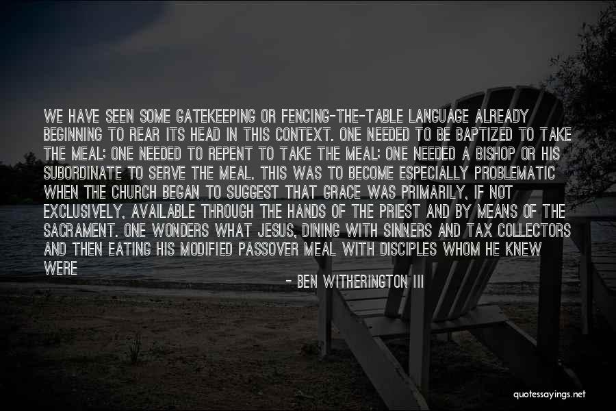 Unutilized Synonym Quotes By Ben Witherington III Unutilized Synonym Quotes By Ben Witherington III