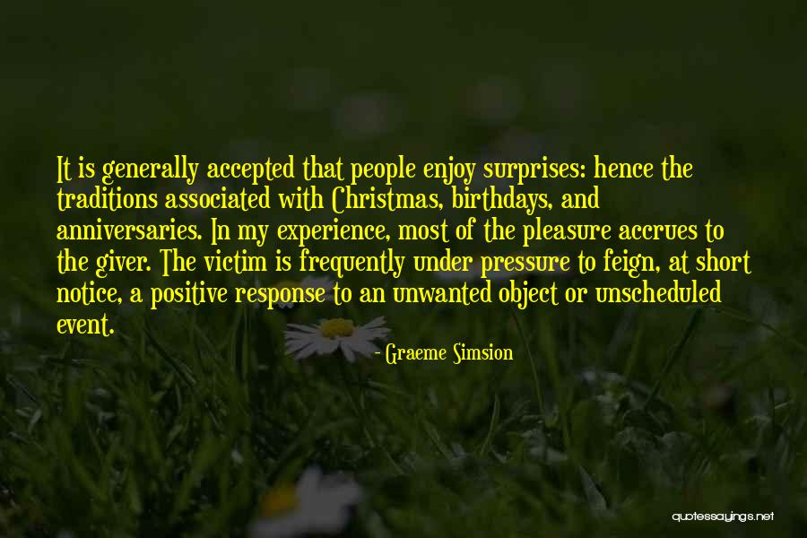 Unwanted People Quotes By Graeme Simsion Unwanted People Quotes By Graeme Simsion