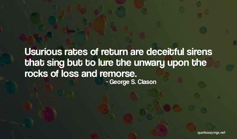 Unwary Quotes By George S. Clason