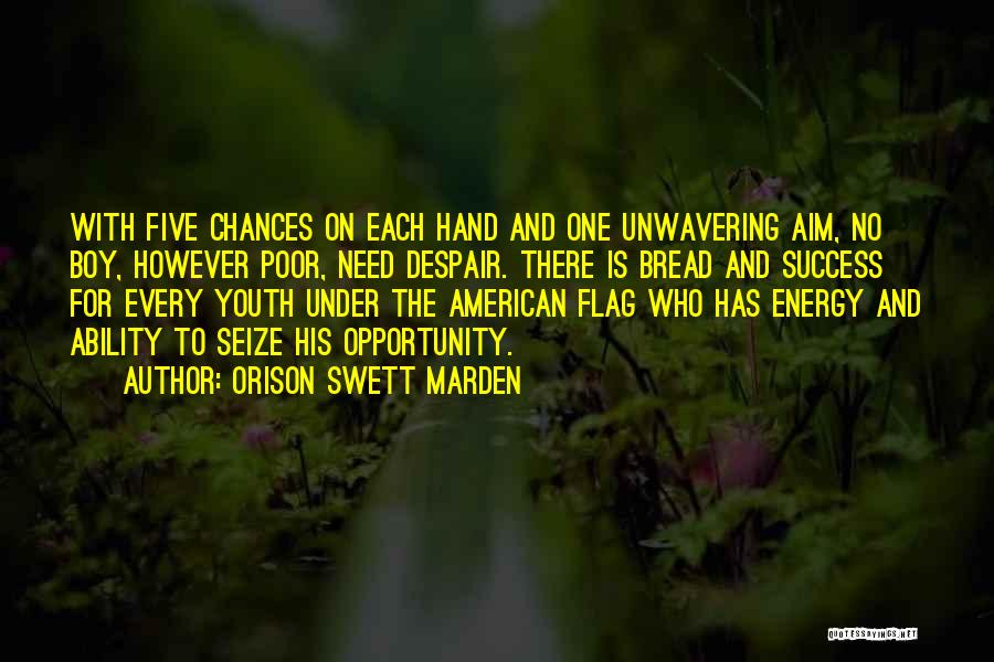 Unwavering Quotes By Orison Swett Marden