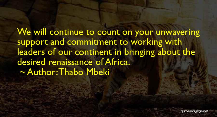 Unwavering Quotes By Thabo Mbeki