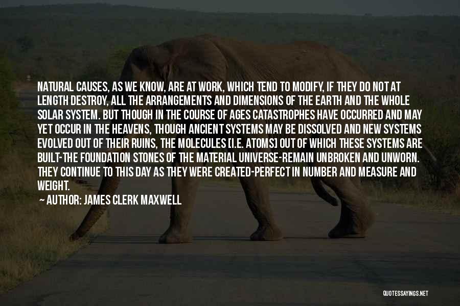 Unworn Quotes By James Clerk Maxwell