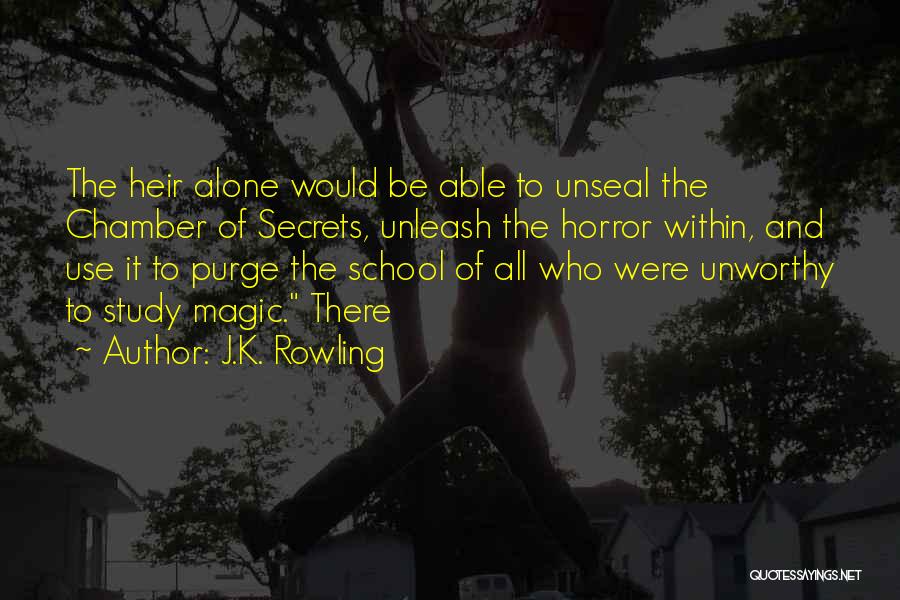 Unworthy Quotes By J.K. Rowling