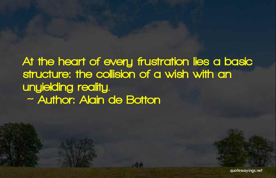 Unyielding Quotes By Alain De Botton