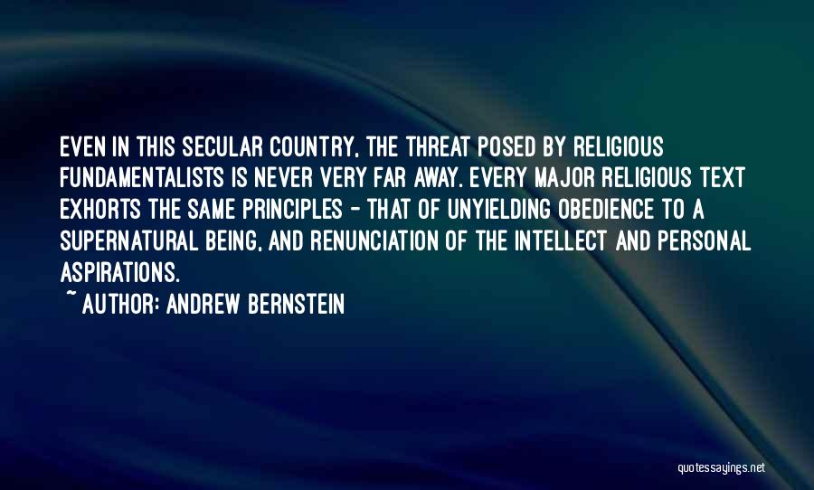 Unyielding Quotes By Andrew Bernstein