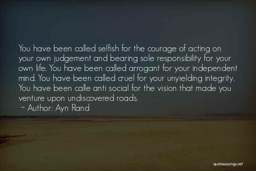 Unyielding Quotes By Ayn Rand