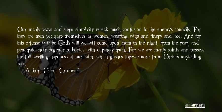 Unyielding Quotes By Oliver Cromwell