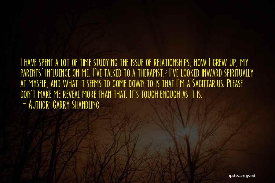 Up And Down Relationships Quotes By Garry Shandling