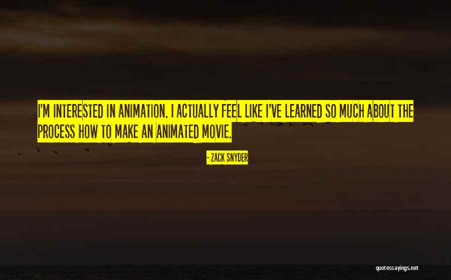 Up Animation Movie Quotes By Zack Snyder