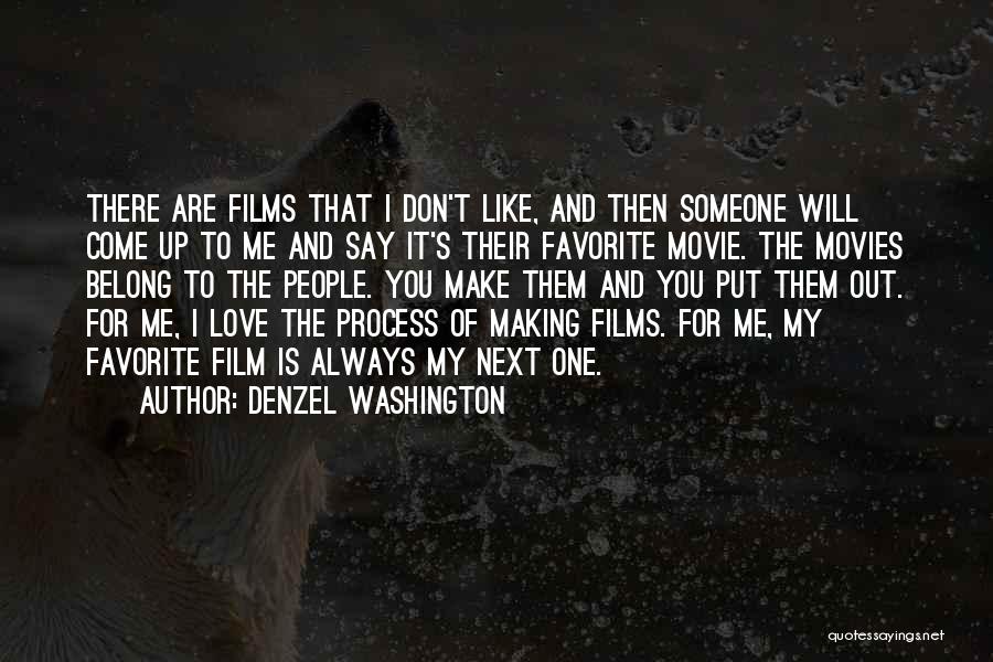 Up Film Love Quotes By Denzel Washington