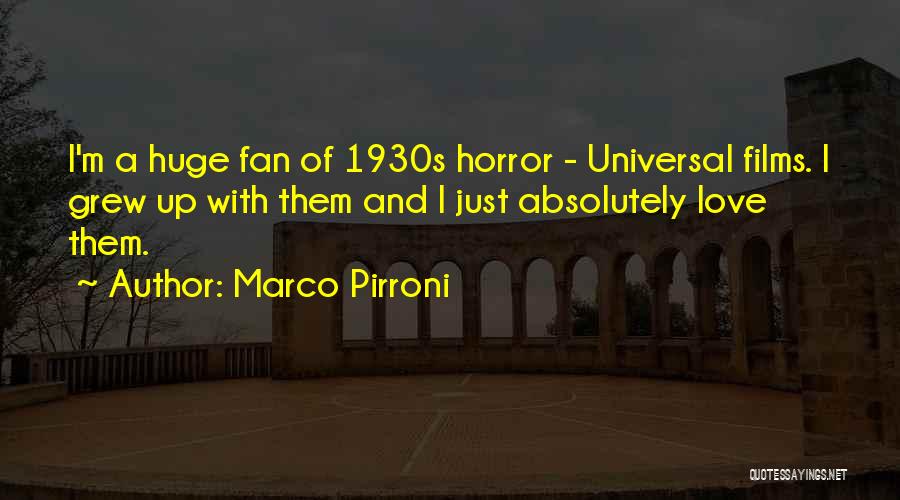 Up Film Love Quotes By Marco Pirroni