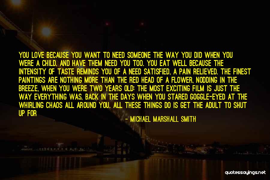 Up Film Love Quotes By Michael Marshall Smith