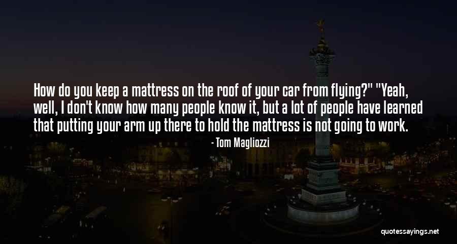 Up On The Roof Quotes By Tom Magliozzi Up On The Roof Quotes By Tom Magliozzi