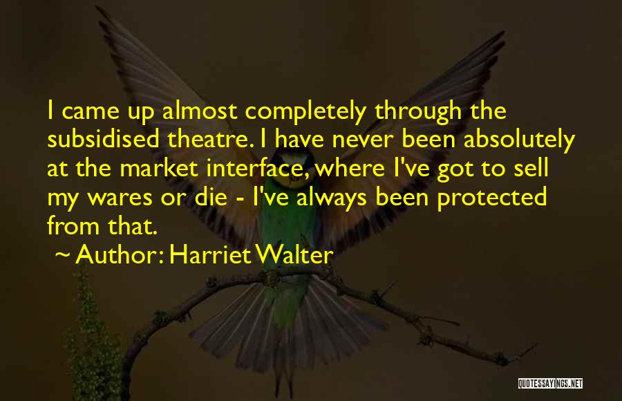 Up Sell Quotes By Harriet Walter