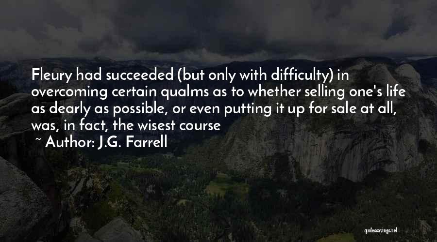 Up Selling Quotes By J.G. Farrell