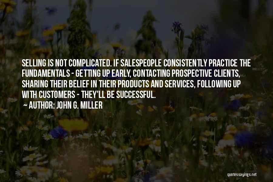 Up Selling Quotes By John G. Miller