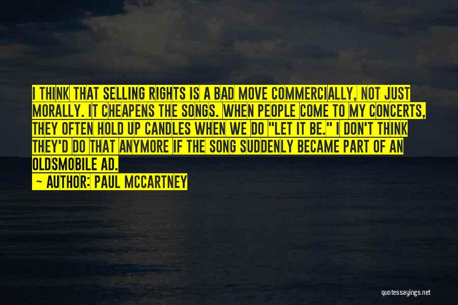 Up Selling Quotes By Paul McCartney