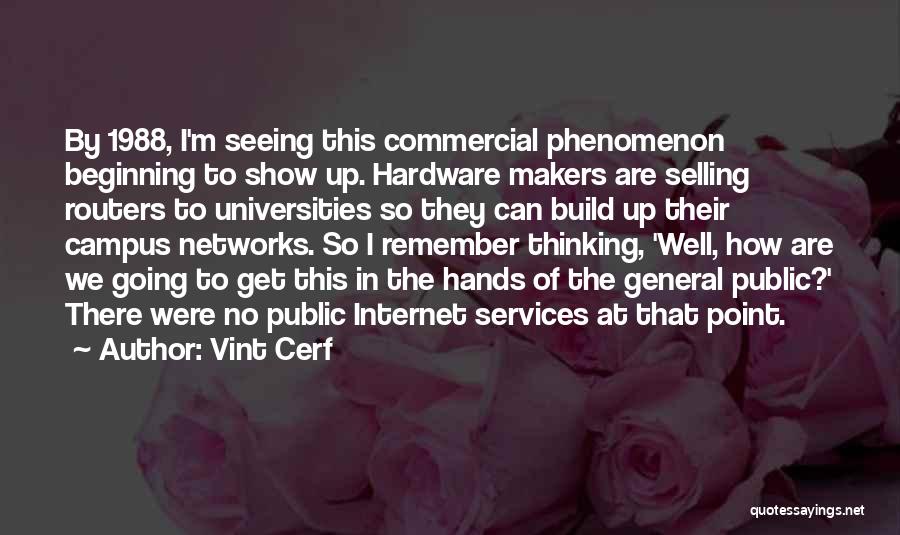 Up Selling Quotes By Vint Cerf