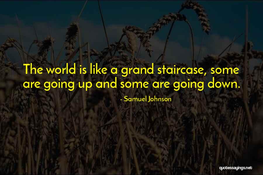 Up The Down Staircase Quotes By Samuel Johnson