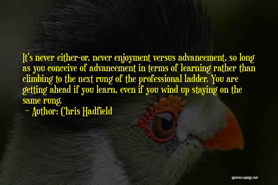 Up The Long Ladder Quotes By Chris Hadfield