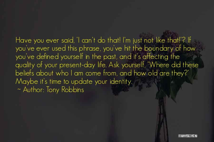 Update Quotes By Tony Robbins