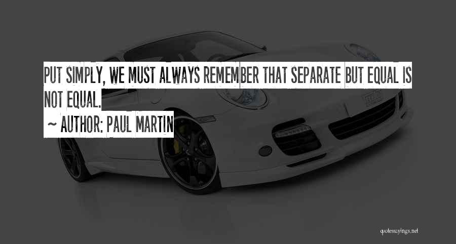 Updated Version Quotes By Paul Martin