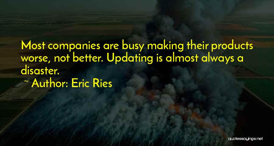 Updating Quotes By Eric Ries