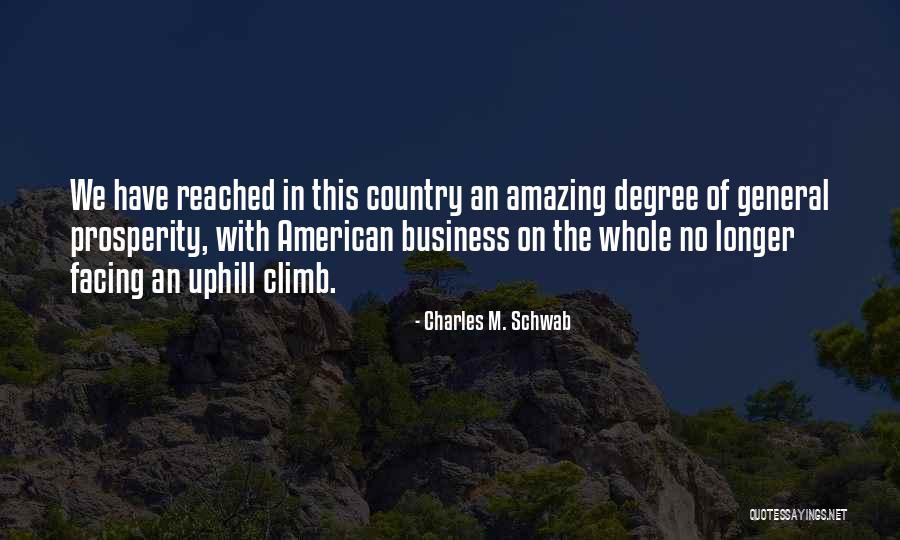 Uphill Climb Quotes By Charles M. Schwab