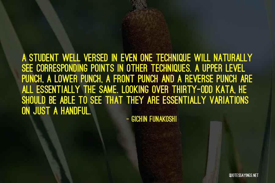 Upper Quotes By Gichin Funakoshi