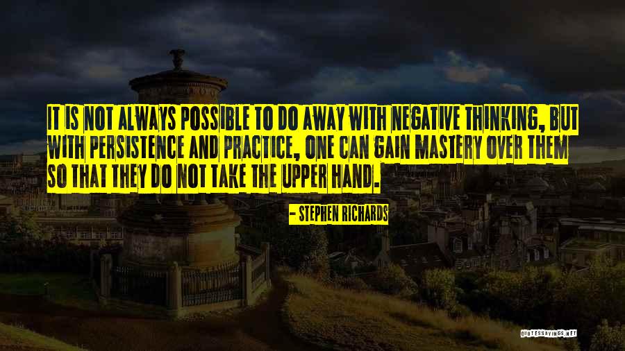 Upper Quotes By Stephen Richards