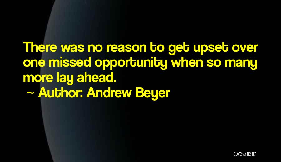 Upset For No Reason Quotes By Andrew Beyer